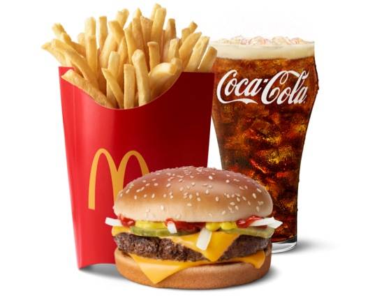Order Quarter Pounder with Cheese Meal food online from Mcdonald store, SHELBY TOWNSHIP on bringmethat.com