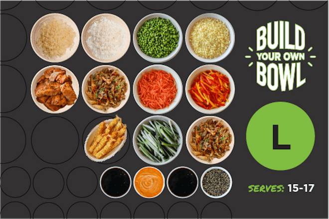 Order byo bowl spread (large) food online from Fusian store, Washington Township on bringmethat.com