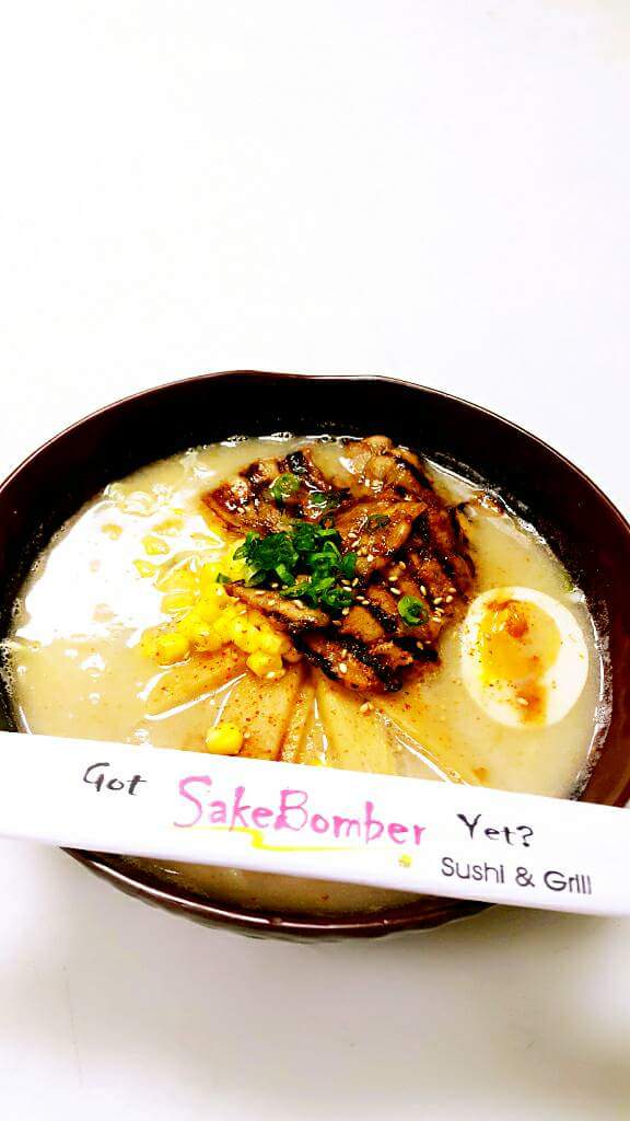 Order Spicy Miso Ramen food online from Sakebomber Sushi & Grill store, Tempe on bringmethat.com