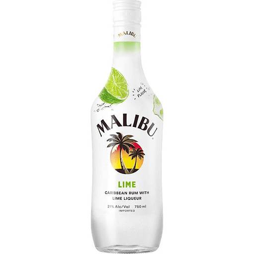 Order Malibu Lime Rum (750 ML) 125912 food online from BevMo! store, Citrus Heights on bringmethat.com