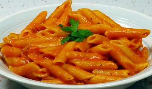Order Pasta with Tomato Sauce food online from Little italy pizza store, Brooklyn on bringmethat.com