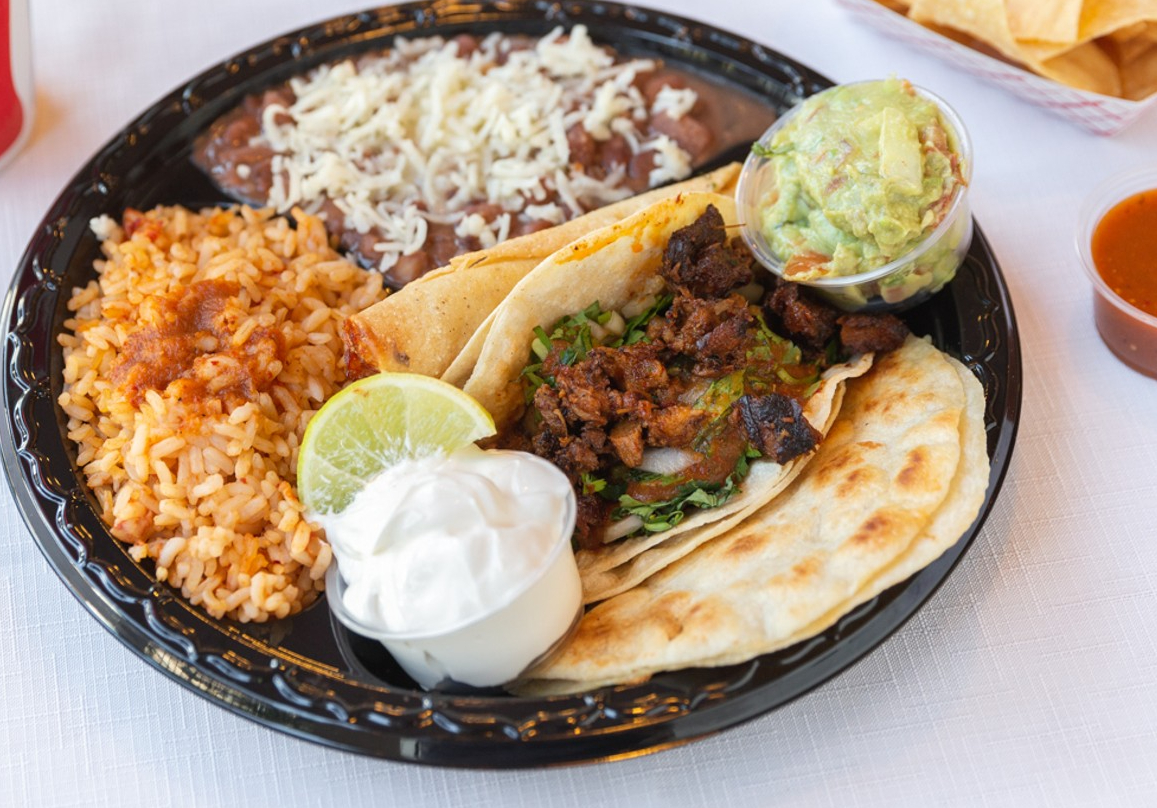 Order Fiesta Plate food online from Taco Plus store, Los Angeles on bringmethat.com