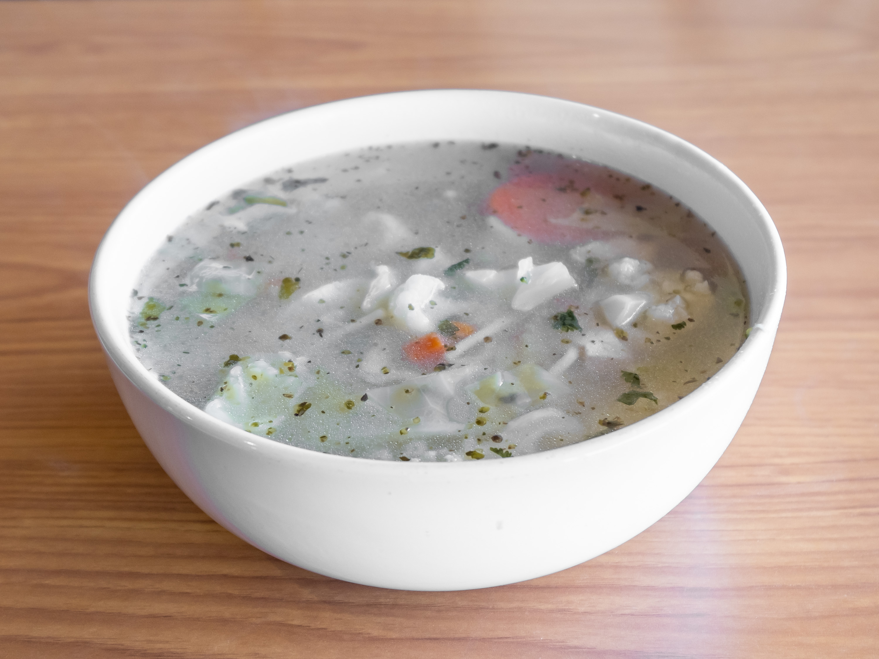Order Chicken Soup (Home made) food online from Wishbone Rotisserie store, Leesburg on bringmethat.com