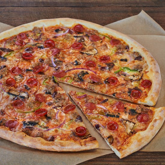 Order Bronx Red Pie - 18'' (8 Slices) food online from Flippin Pizza store, Falls Church on bringmethat.com