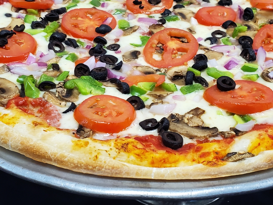 Order Veggie Pizza food online from Pizza Shop store, Yorktown on bringmethat.com