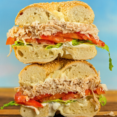 Order Turkey & Cheese food online from Bagel Boys store, Santa Monica on bringmethat.com