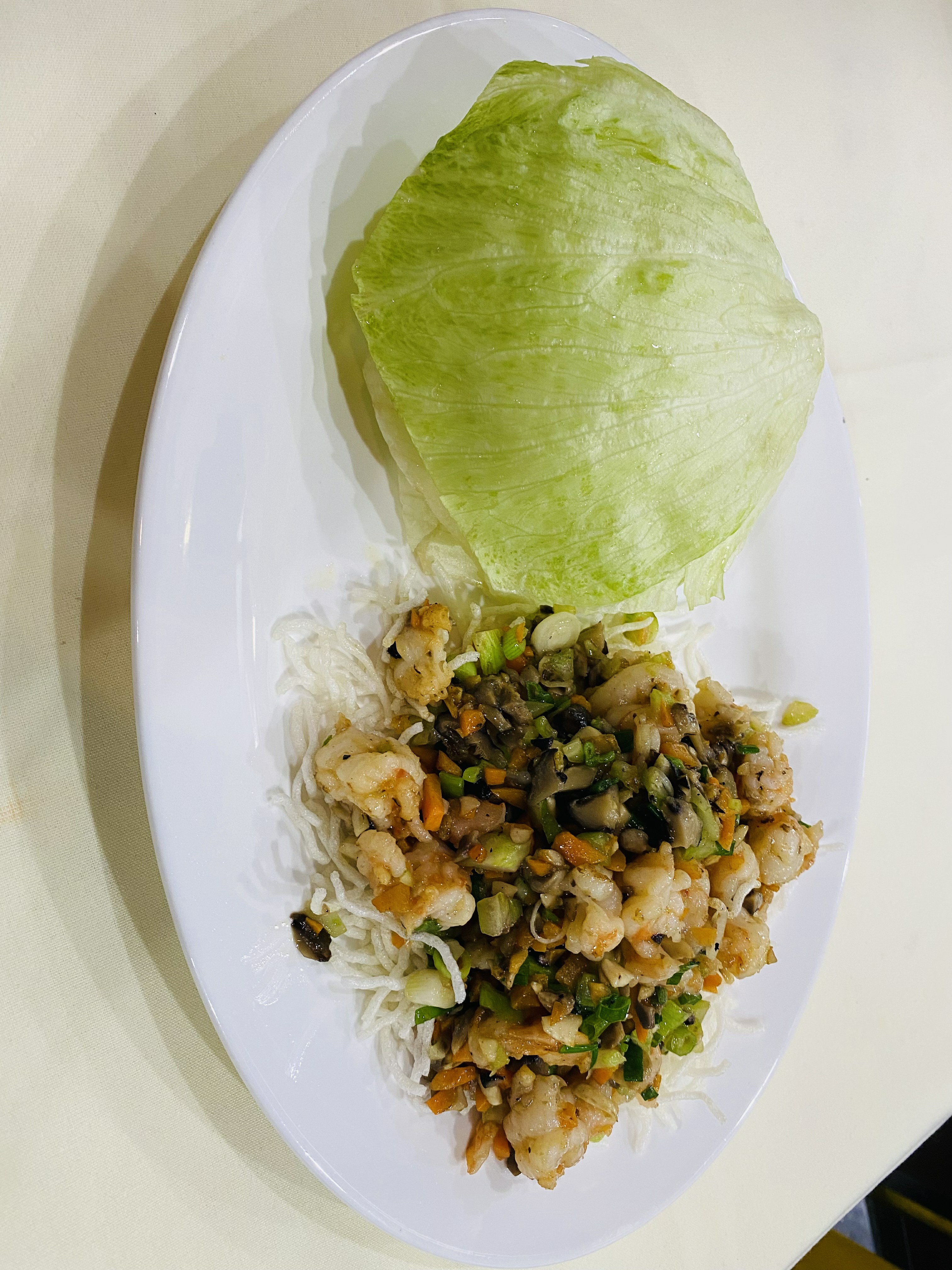 Order P12. Chicken lettuce wrap food online from Wei Buford store, Buford on bringmethat.com