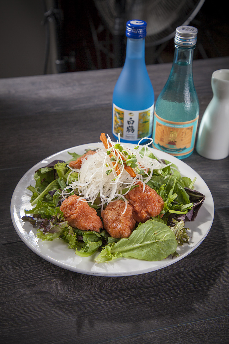 Order S6. Spicy Tuna Salad food online from Sake Sushi Japanese store, Montrose on bringmethat.com