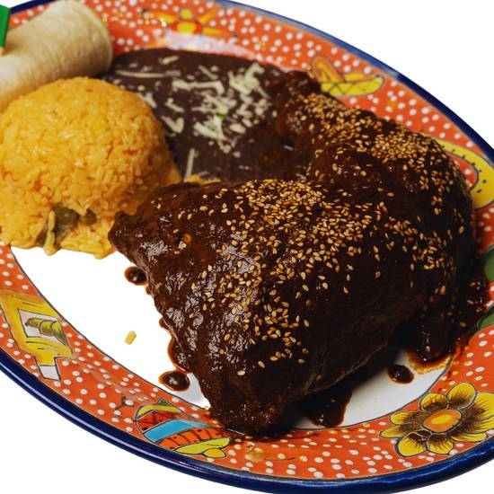 Order Mole Poblano (New) food online from La Fortaleza store, Clifton on bringmethat.com