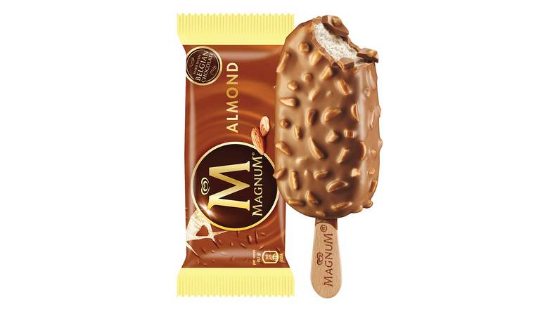 Order Kwality Wall'S Magnum Almond Ice Cream food online from Trumbull Mobil store, Trumbull on bringmethat.com