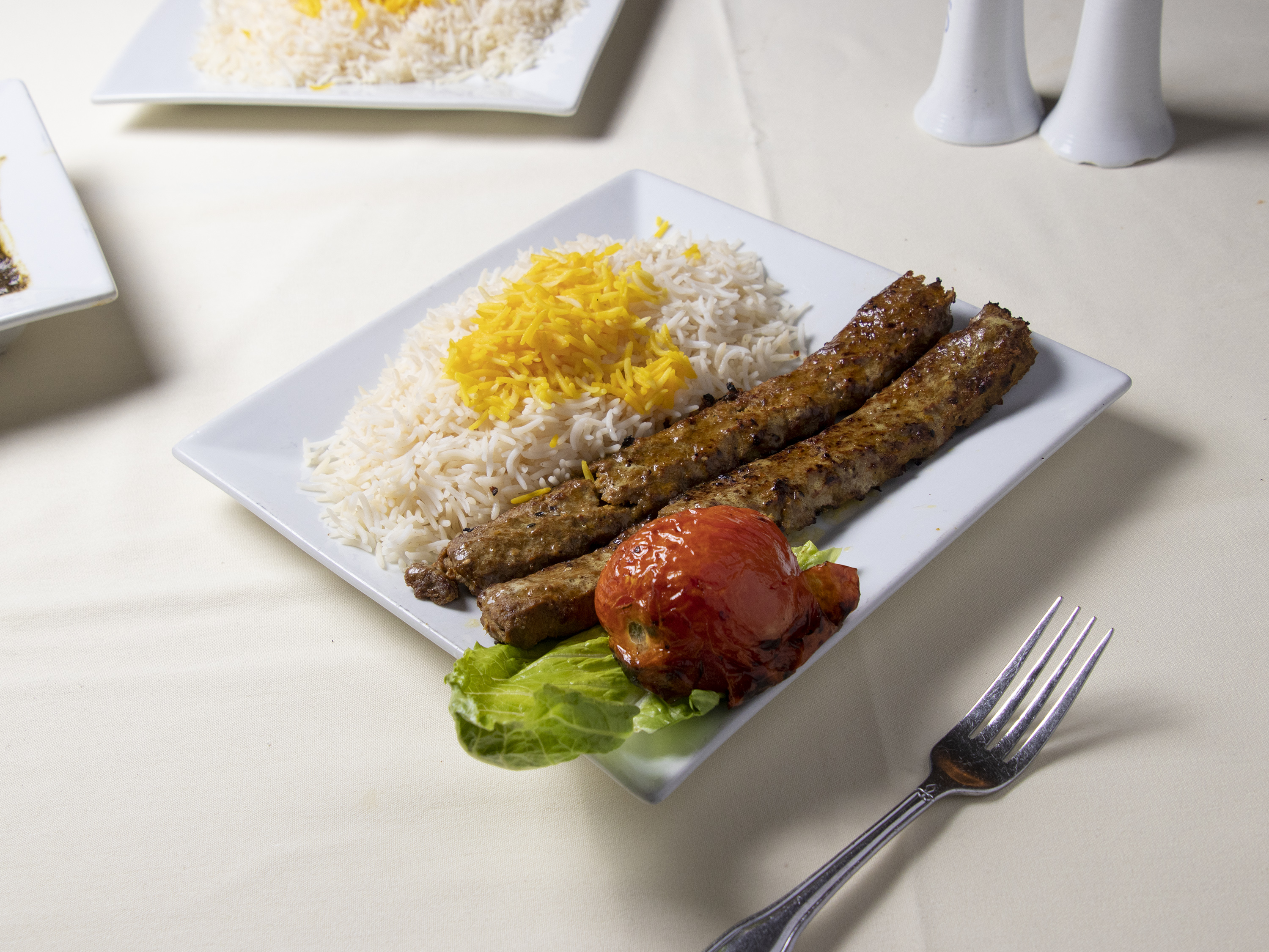 Order Kubideh Kabob food online from Persepolis Persian Cuisine store, Atlanta on bringmethat.com