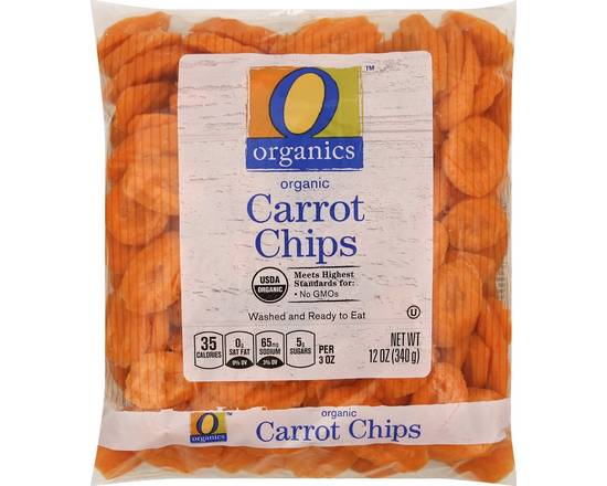 Order O Organics · Carrot Chips (12 oz) food online from Albertsons store, Hillsboro on bringmethat.com