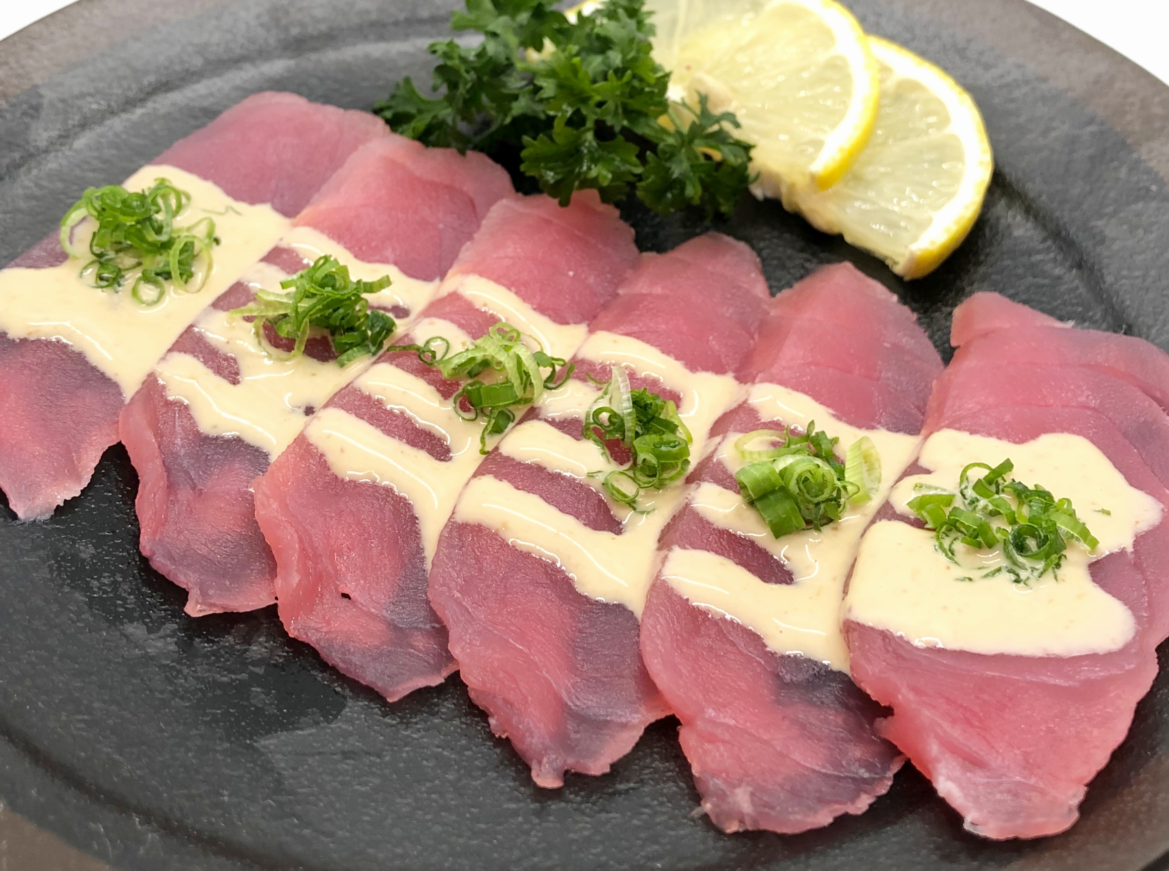 Order Tuna Carpaccio food online from Kino Sushi store, Los Angeles on bringmethat.com