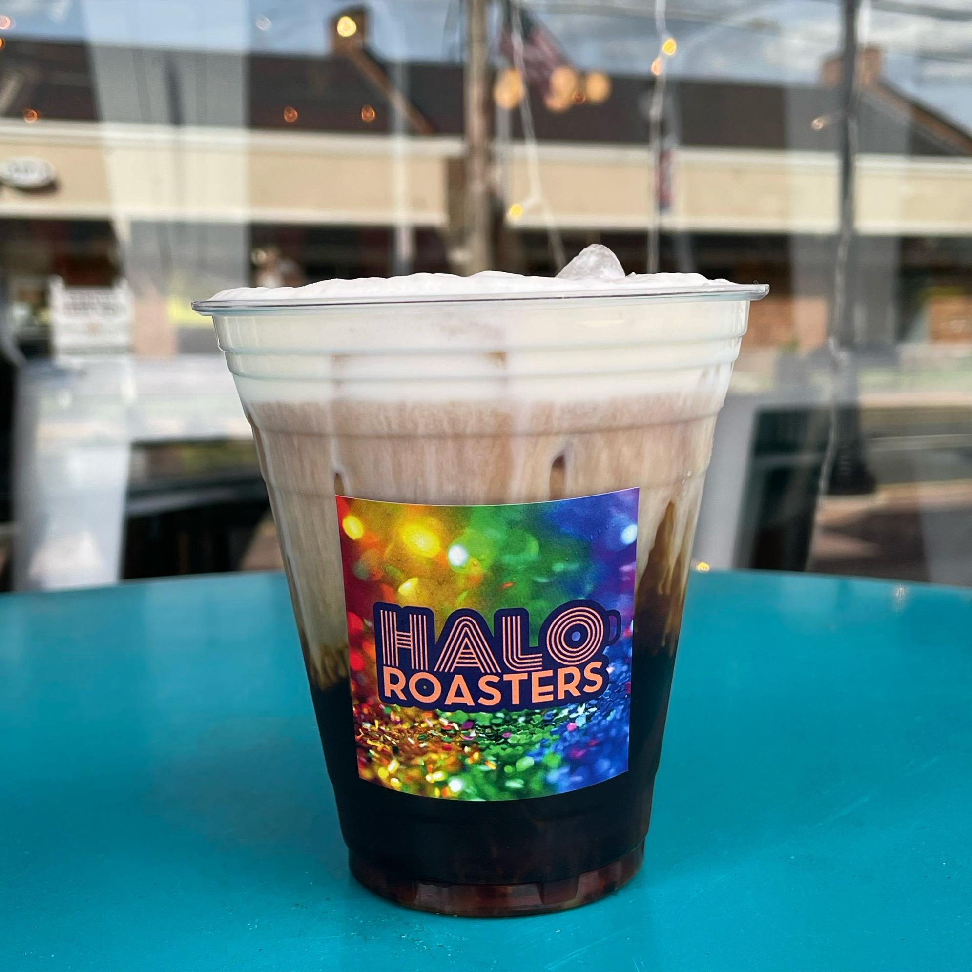 Order Spiced Brown Sugar Cold Brew w/Sweet Cold Foam - 12oz food online from Halo Roasters store, Springfield on bringmethat.com