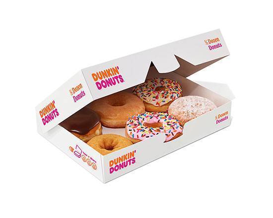 Order Half Dozen Donuts food online from Dunkin store, Kittanning on bringmethat.com