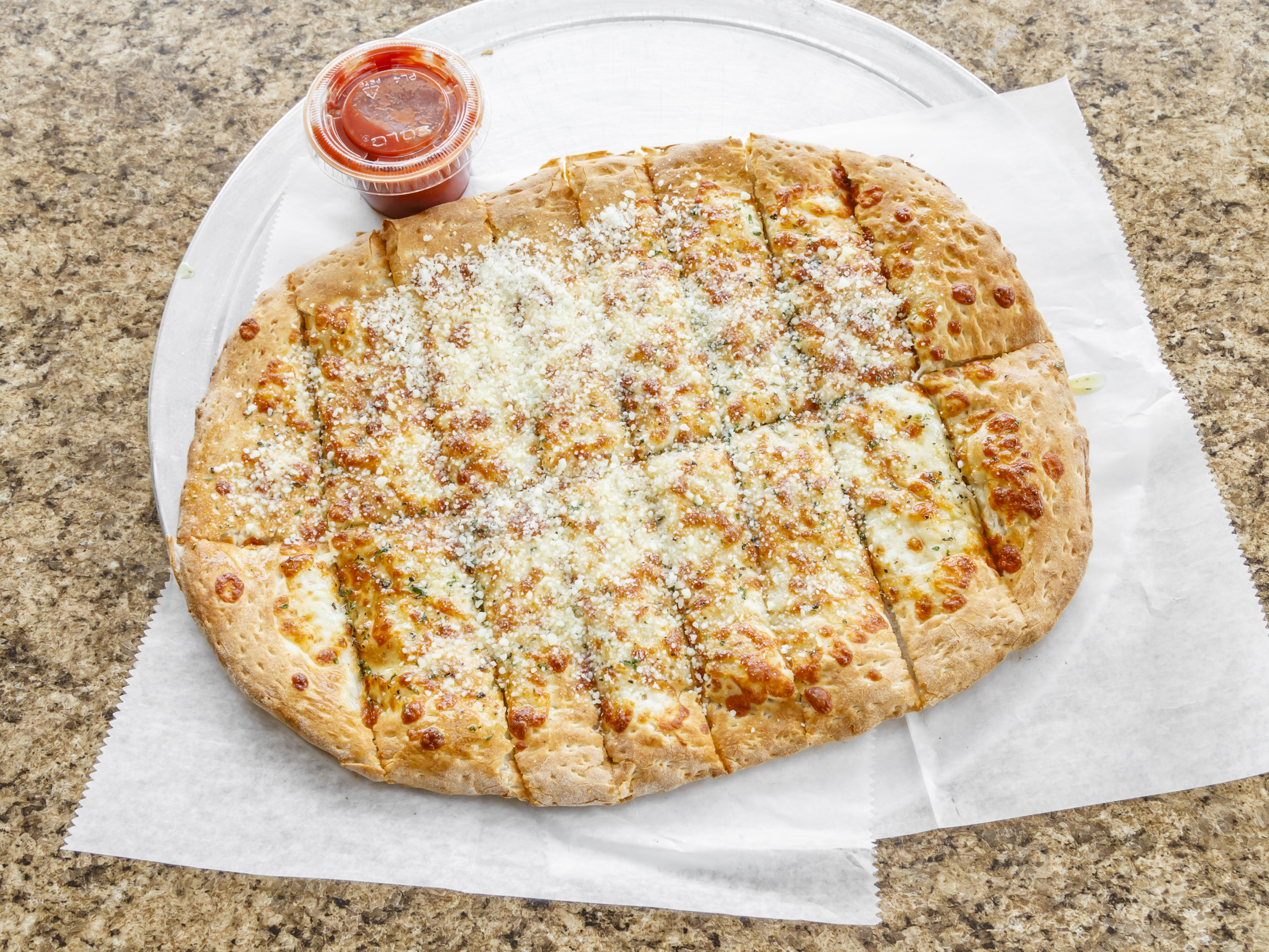 Order Cheesy Breadsticks food online from Pizza Palermo store, Crafton on bringmethat.com