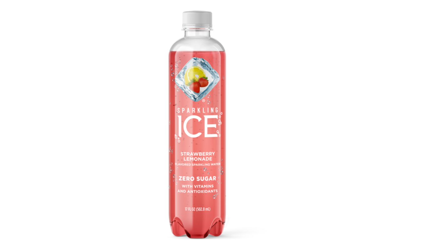 Order Sparkling Ice Strawberry Lemonade - with Antioxidants and Vitamins 17 oz Bottle food online from Circus Liquor store, Los Angeles on bringmethat.com