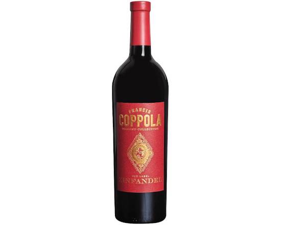 Order FRANCIS COPPOLA DIAMOND COLLECTION RED LABEL ZINFANDEL 750 ml food online from Pacific Liquor Market store, Bell Gardens on bringmethat.com