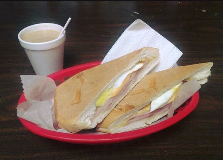 Order Breakfast Ham, Egg, and Cheese Sandwich food online from Latin Creations store, Jacksonville on bringmethat.com