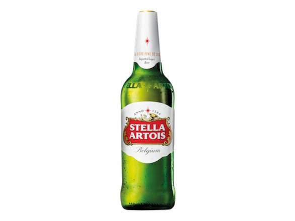 Order Stella Artois - 22oz Bottle food online from Rayan Discount Liquors store, CHICAGO on bringmethat.com