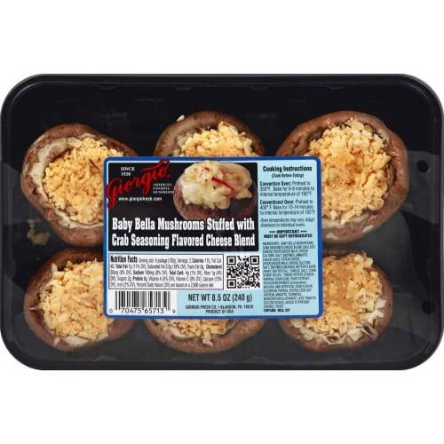 Order Giorgio · Baby Bella Mushrooms Stuffed with Crab Seasoning Cheese Blend (8.5 oz) food online from ACME Markets store, Pennsville on bringmethat.com