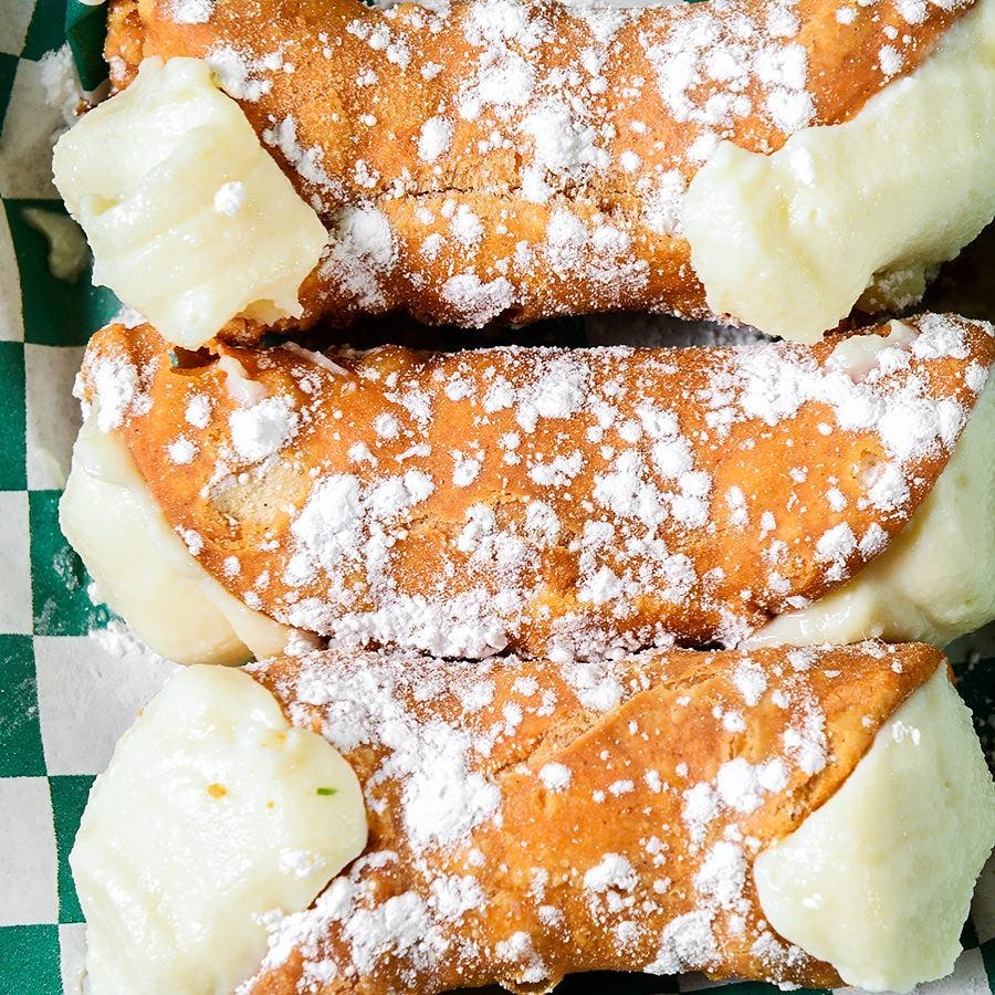 Order Cannoli - 1 Piece food online from Mr G's Pizzeria & Wings store, Fairlawn on bringmethat.com