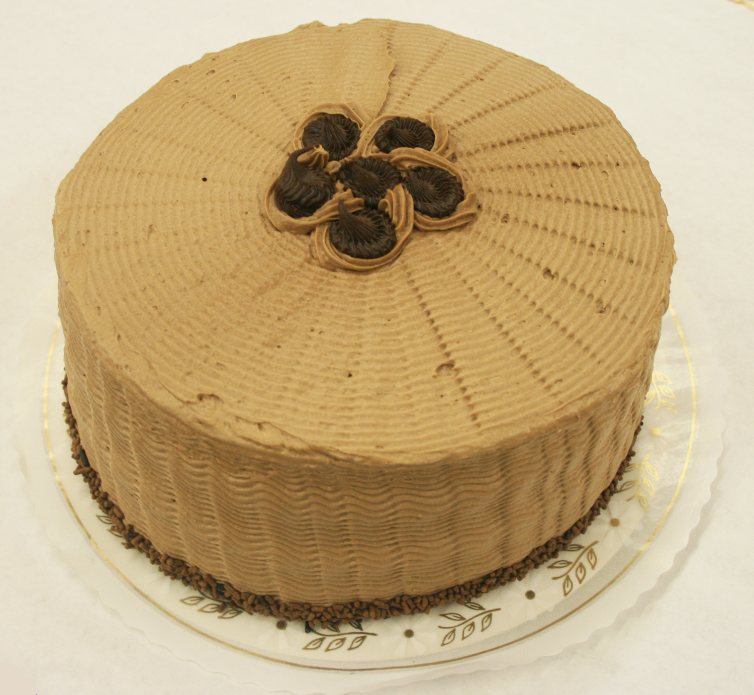 Order 8" Chocolate Buttercream food online from A Taste Of Denmark store, Oakland on bringmethat.com