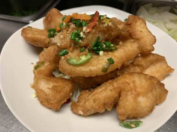 Order 椒盐鱼片 Salt & Pepper Fish Filet food online from Golden Eagle Chinese store, Honolulu on bringmethat.com