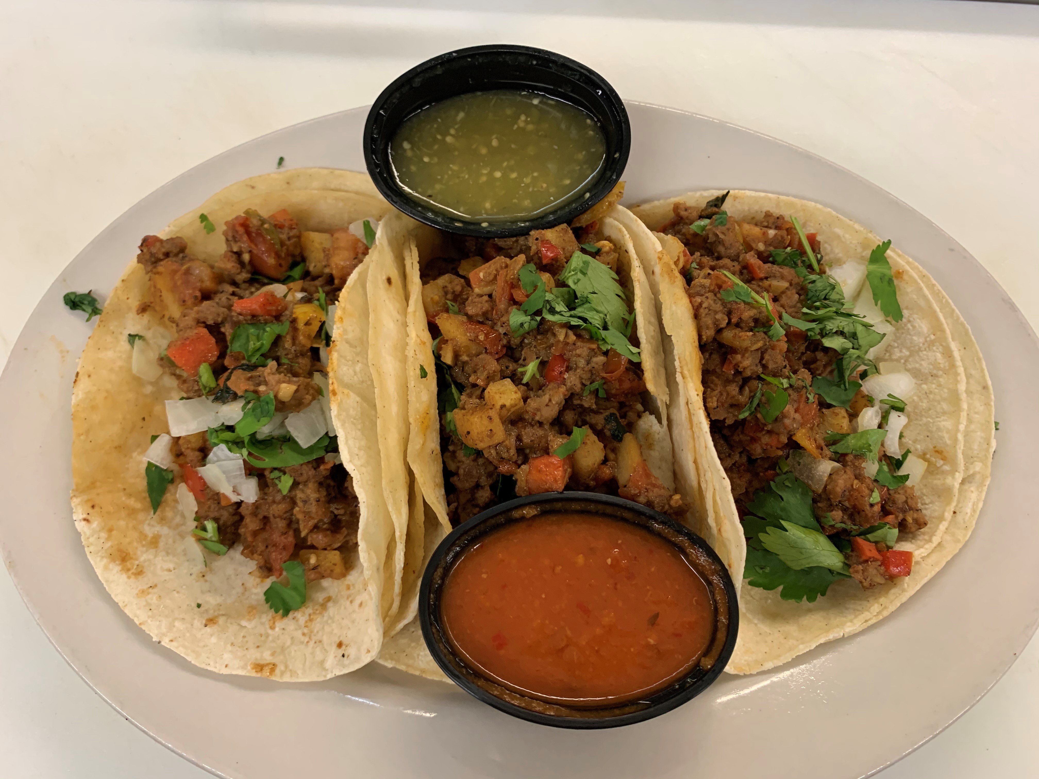Order Vegan Tacos Special food online from The Refectory store, Chicago on bringmethat.com