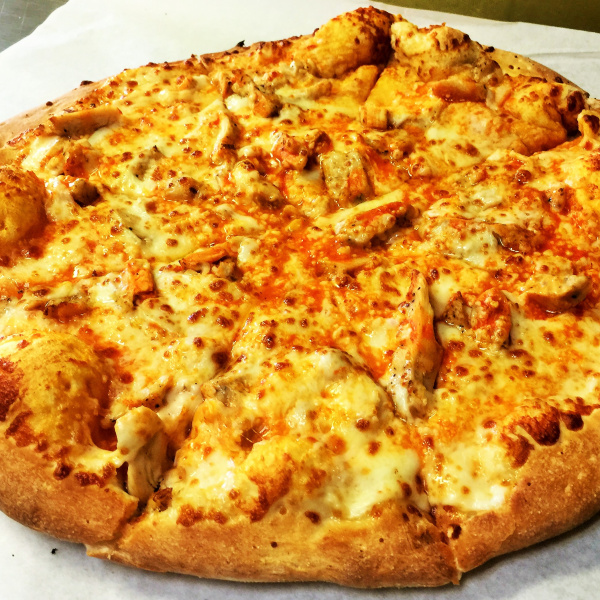 Order Frank's Buffalo Chicken Pizza food online from Big Daddy's Pizza store, Littleton on bringmethat.com