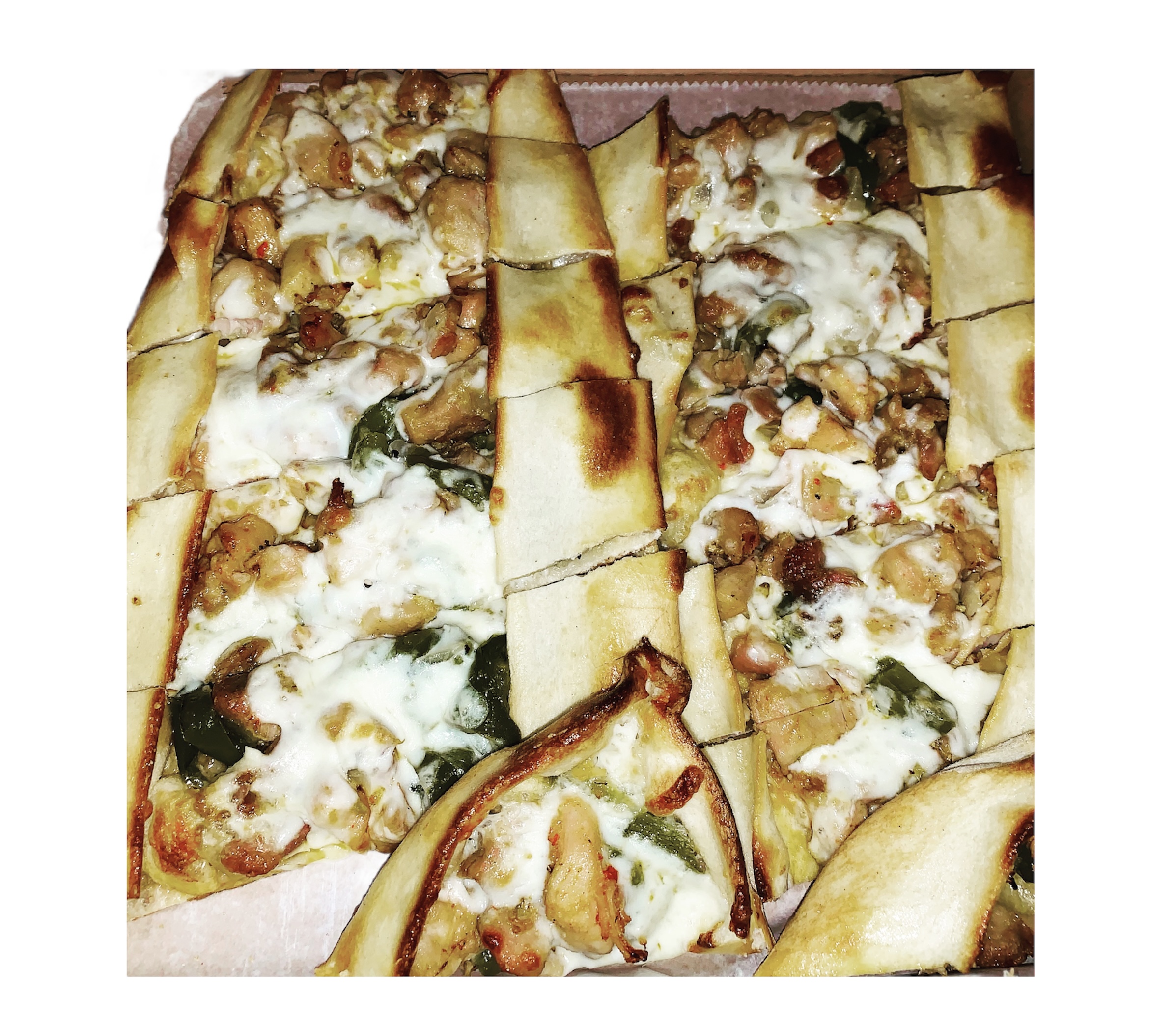 Order 49. Chicken Pide food online from Sophra Grill store, New York on bringmethat.com