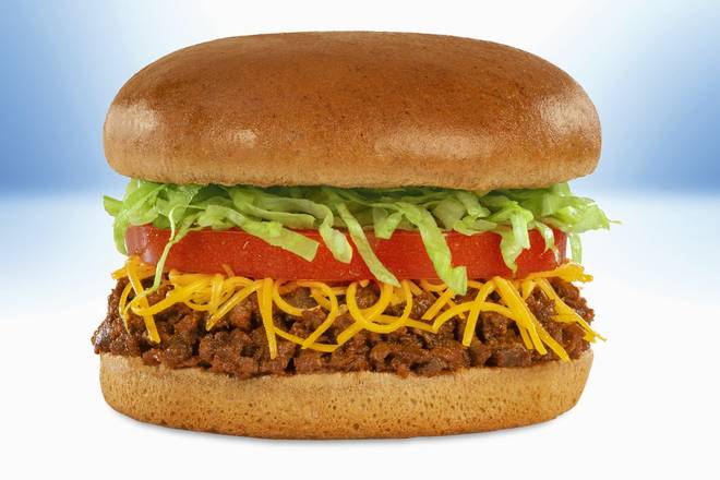 Order Taco Burger food online from Baker's Drive-Thru store, San Bernardino on bringmethat.com