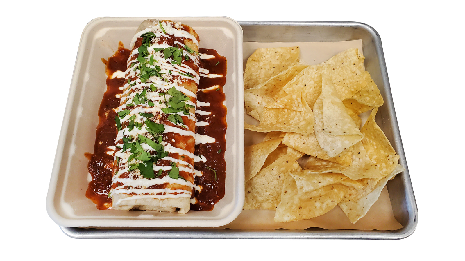 Order Tri Tip Wet Burrito food online from Tipping Point store, Davis on bringmethat.com