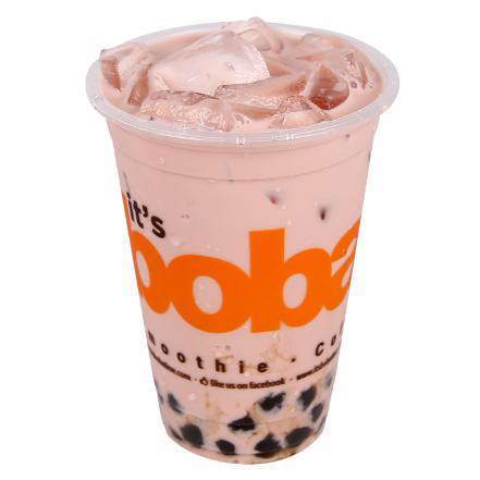 Order Strawberry Milk Tea food online from Boba Time store, Bell on bringmethat.com