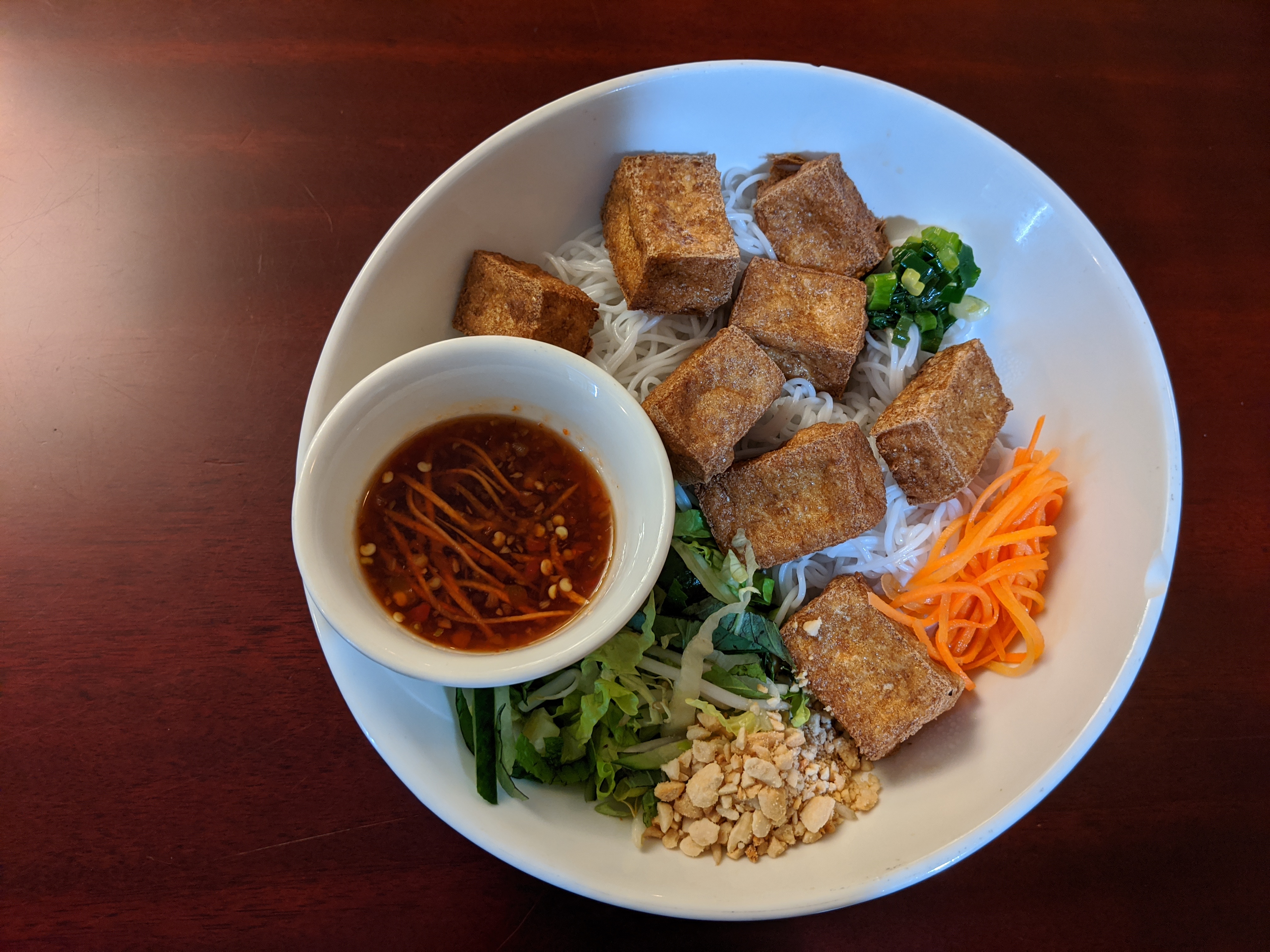 Order R7. Cool Vermicelli with Tofu food online from Bac Lieu Restaurant store, San Francisco on bringmethat.com
