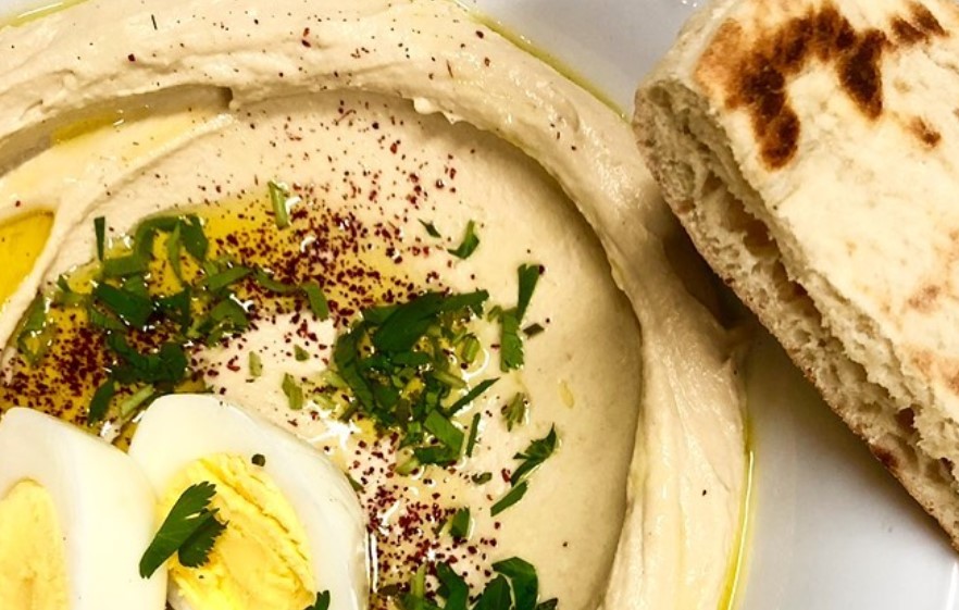Order Old City Hummus 8oz food online from MishMish Cafe store, Montclair on bringmethat.com