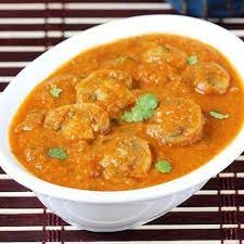 Order L-Mushroom Masala Curry food online from Dakshin Indian Bistro - N Hamilton Rd store, Columbus on bringmethat.com