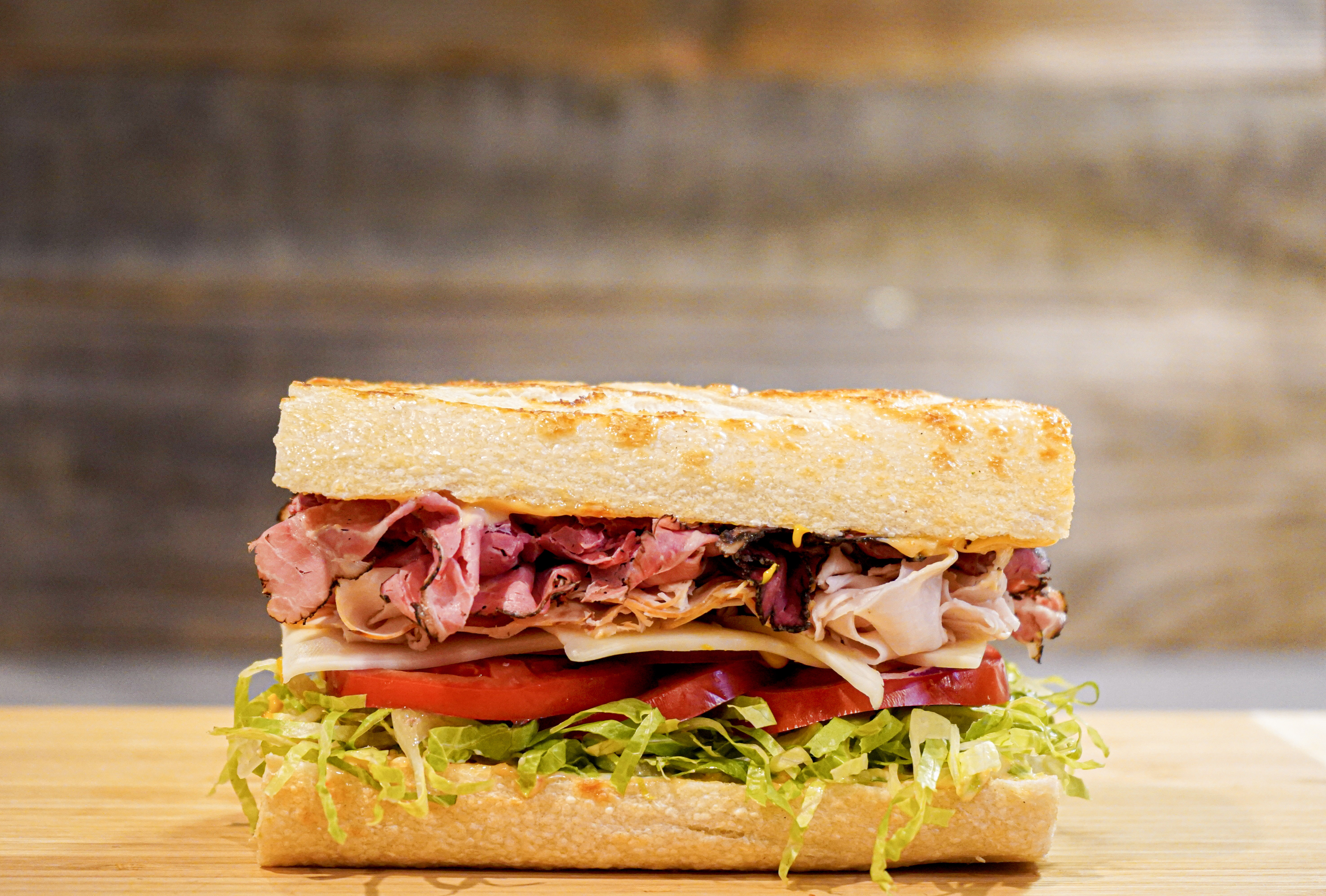 Order Pastrami and Turkey Sandwich food online from Sourdough & Co store, Roseville on bringmethat.com