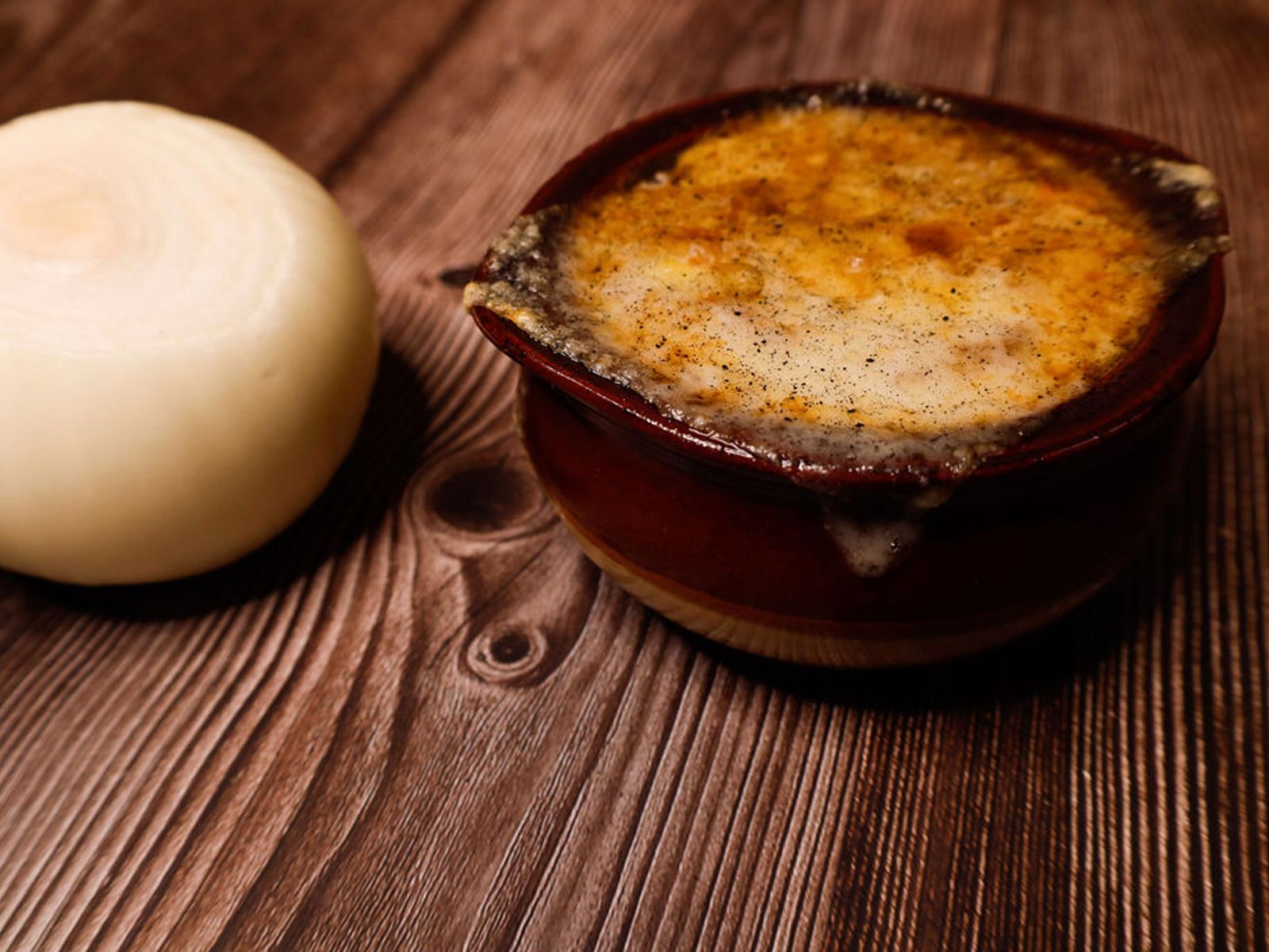 Order American Onion Soup food online from 45th Street Pub store, Edgewater Park on bringmethat.com