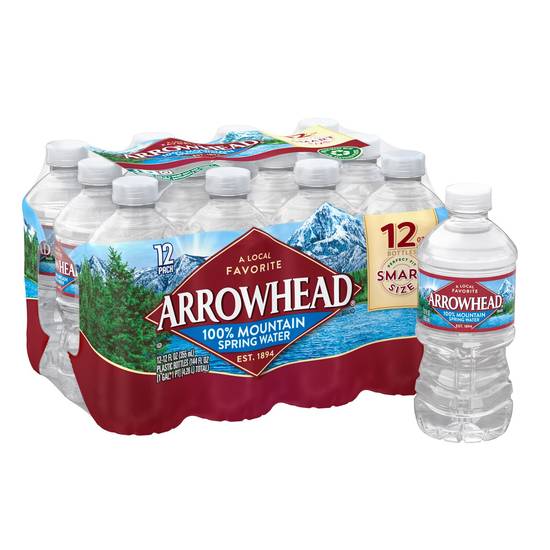 Order Arrowhead 100% Mountain Spring Water Plastic Bottle 12 OZ, 12CT food online from Cvs store, PHOENIX on bringmethat.com