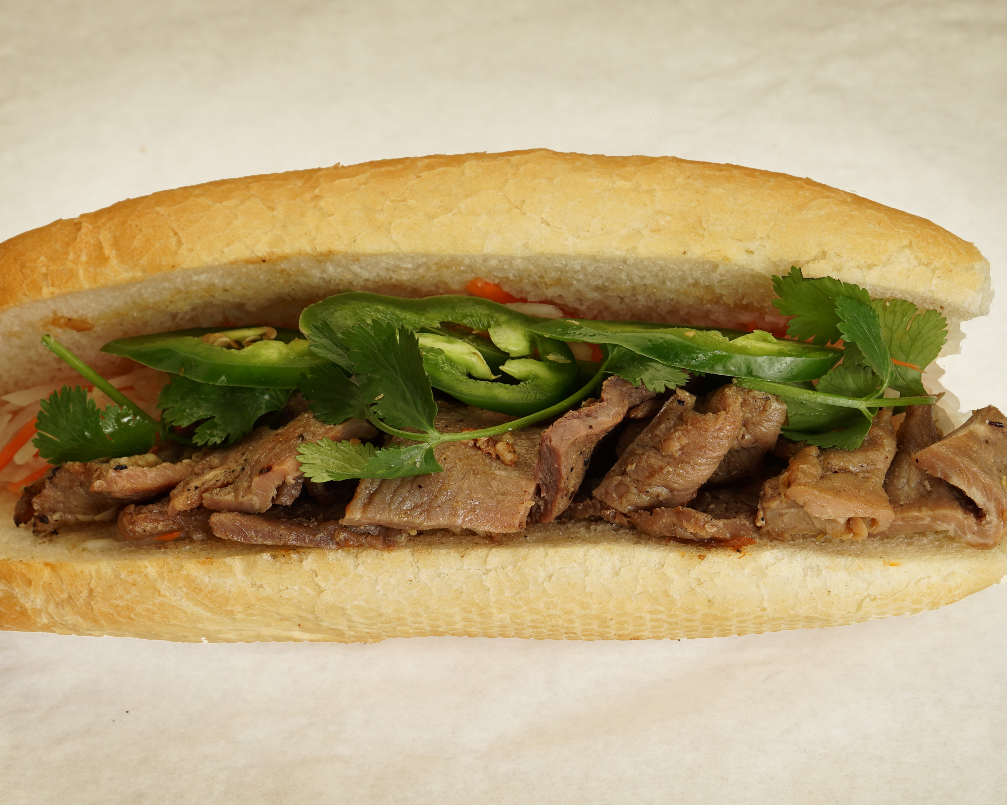 Order B1. Grilled Pork & Pâté Sandwich 燒豬肉三文治 food online from Phosure store, San Francisco on bringmethat.com