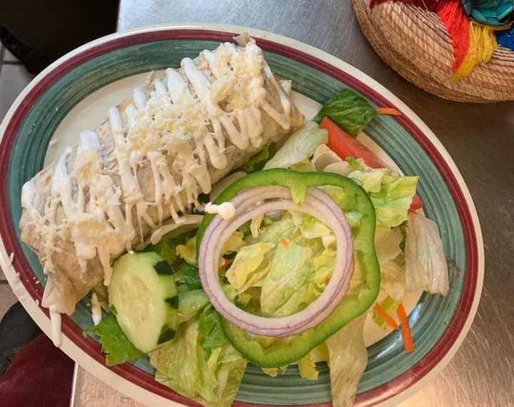 Order Burrito - Burrito food online from Emely's Pizza Restaurant store, North Franklin on bringmethat.com