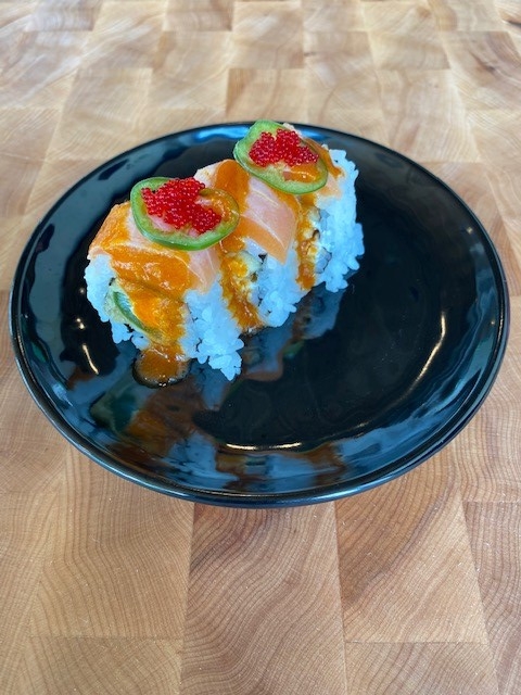 Order Dawg Roll food online from Bittyfish Sushi store, Lynnwood on bringmethat.com