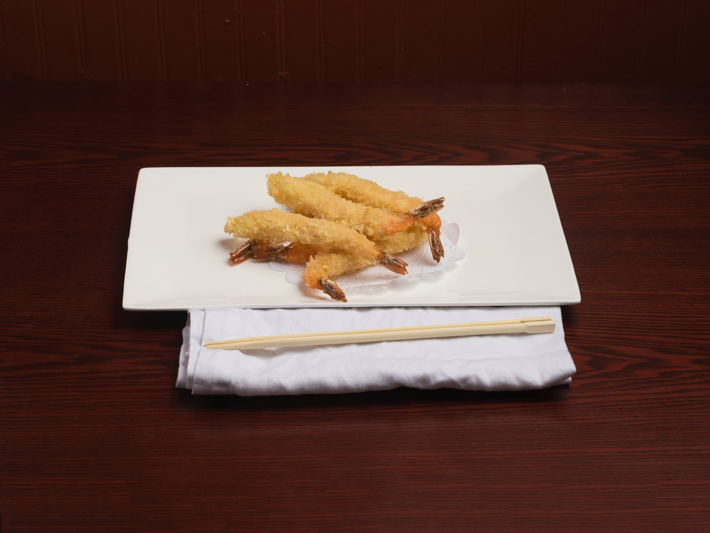 Order J5. Shrimp Tempura Appetizer food online from Nagoya Sushi, Ramen, Chinese store, Medford on bringmethat.com