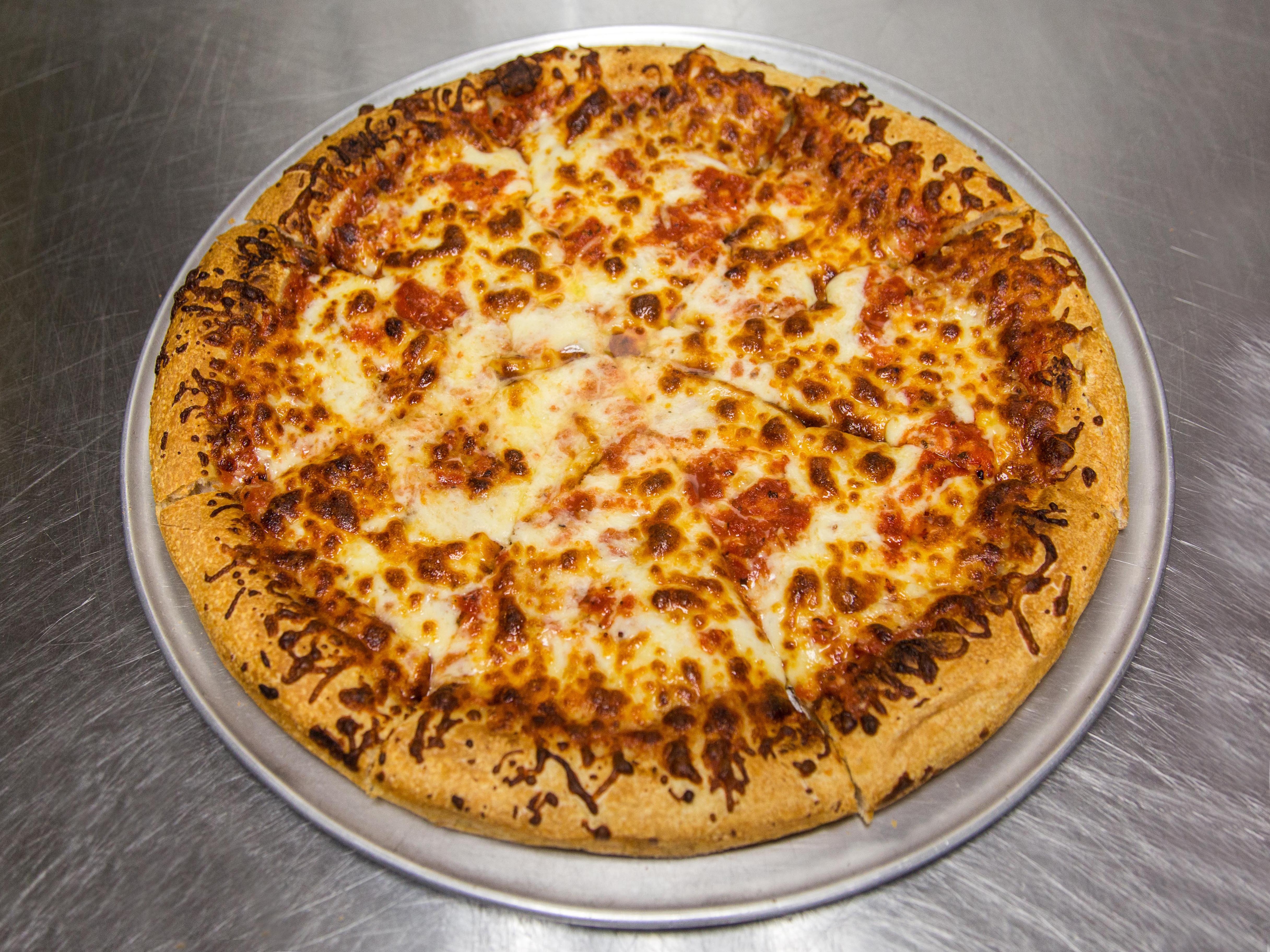 Order Cheese Pizza food online from Little John's Pizza store, Warwick on bringmethat.com
