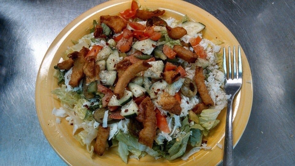 Order Chicken Salad - Salad food online from Pizza Perfect On Main store, Hillsville on bringmethat.com