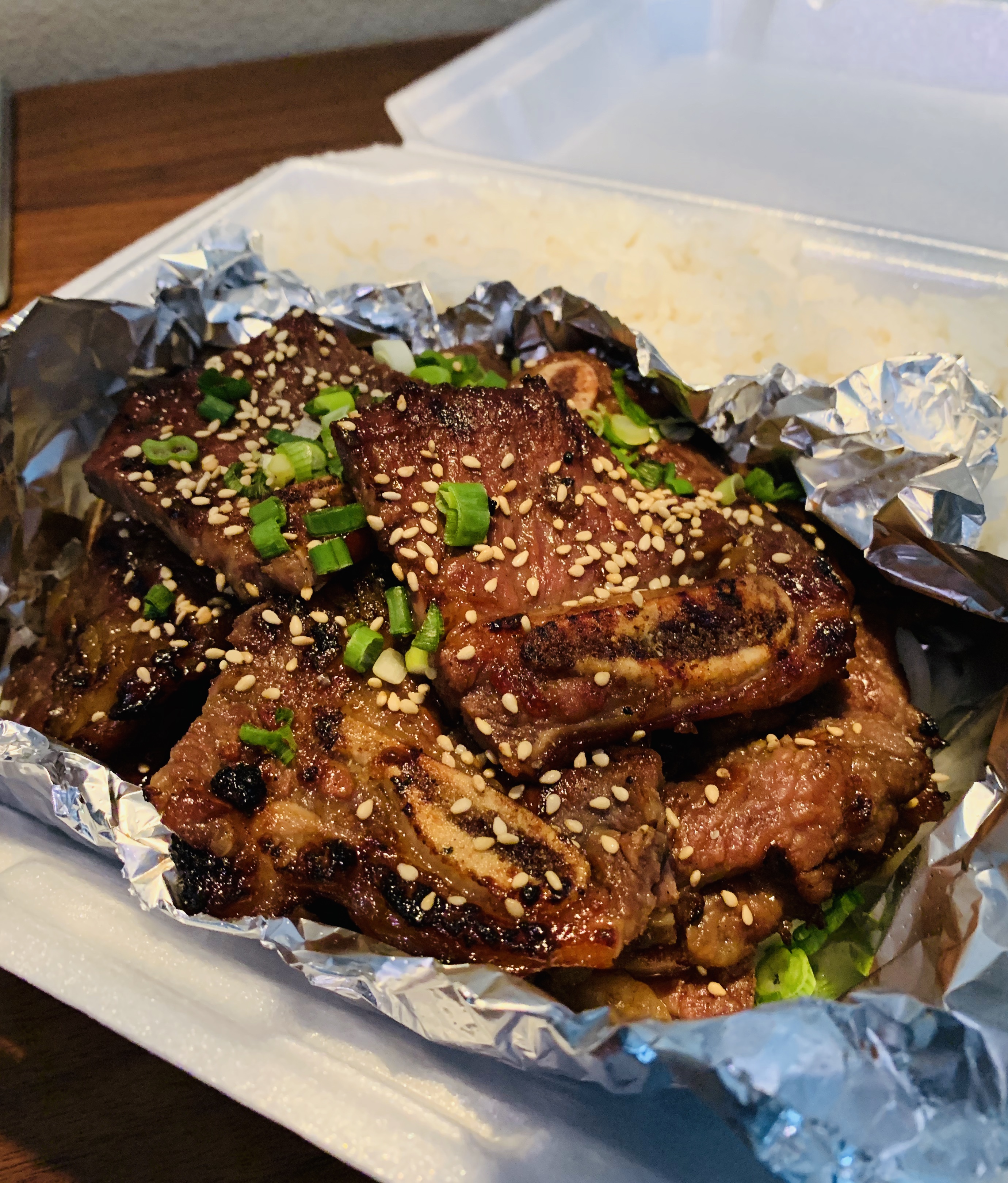 Order Kalbi - Crowd Fave!! Dinner food online from SILK Restaurant and Sushi Bar store, Anchorage on bringmethat.com