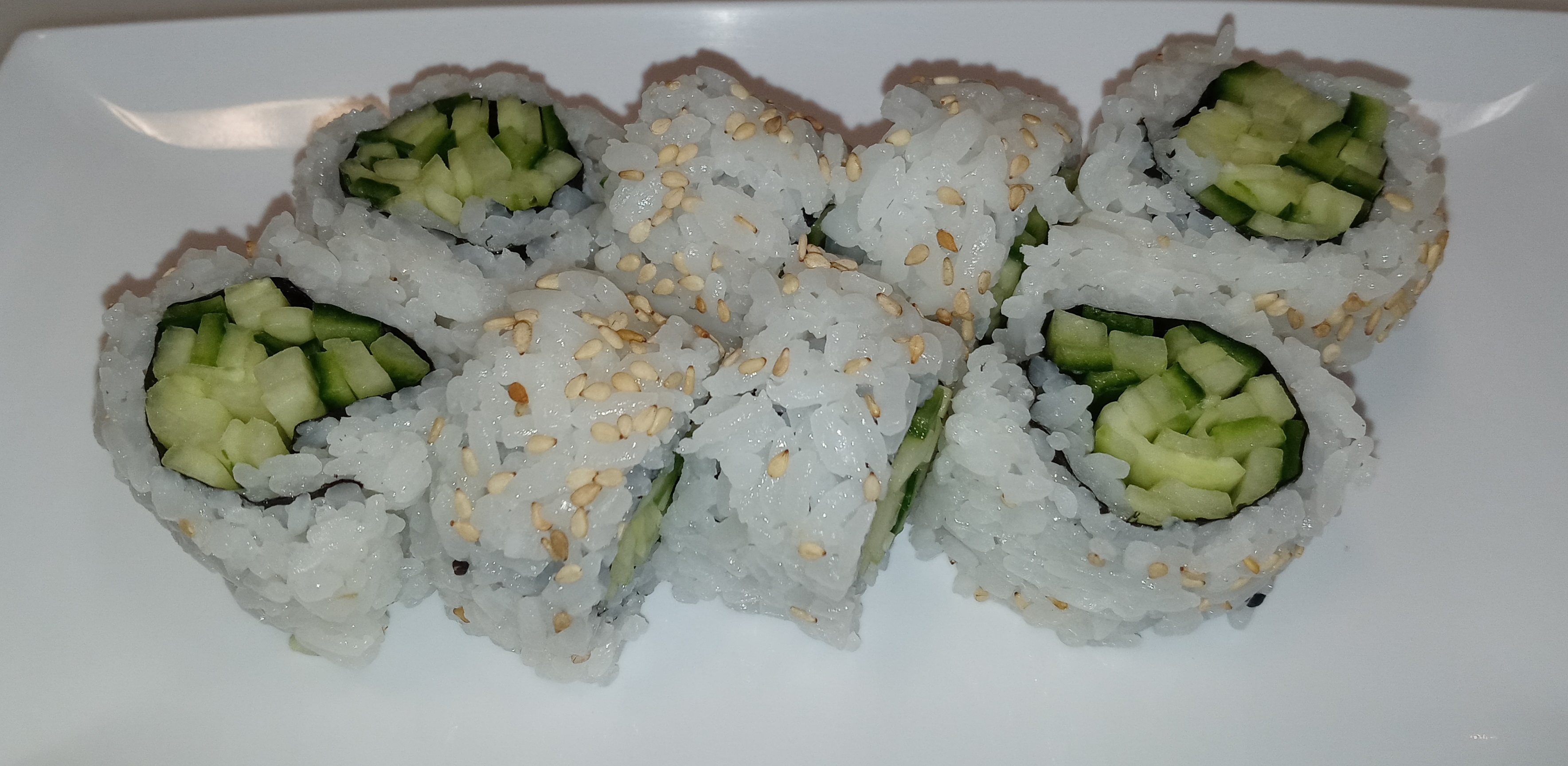 Order Cucumber Roll food online from California Teriyaki Grill store, Mission Viejo on bringmethat.com