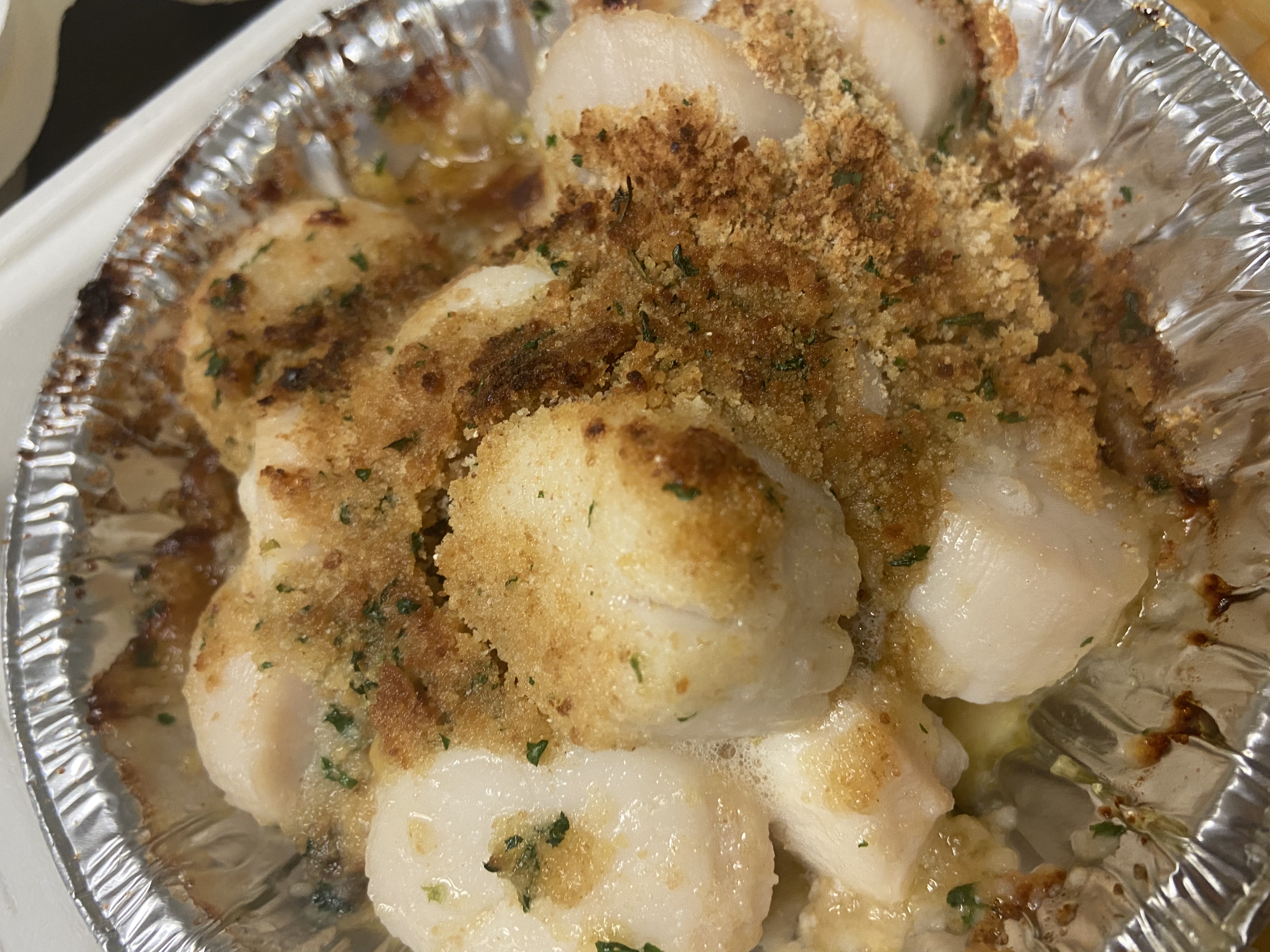 Order Broiled Scallops  food online from Osterville Fish store, Barnstable on bringmethat.com