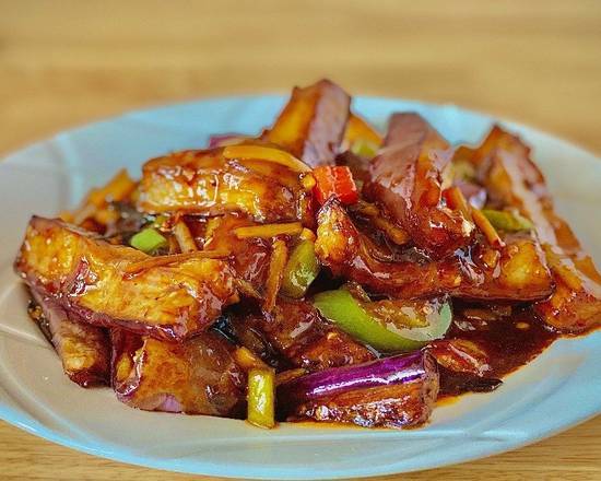 Order Eggplant w/Spicy Sauce food online from Yh-Beijing store, San Francisco on bringmethat.com